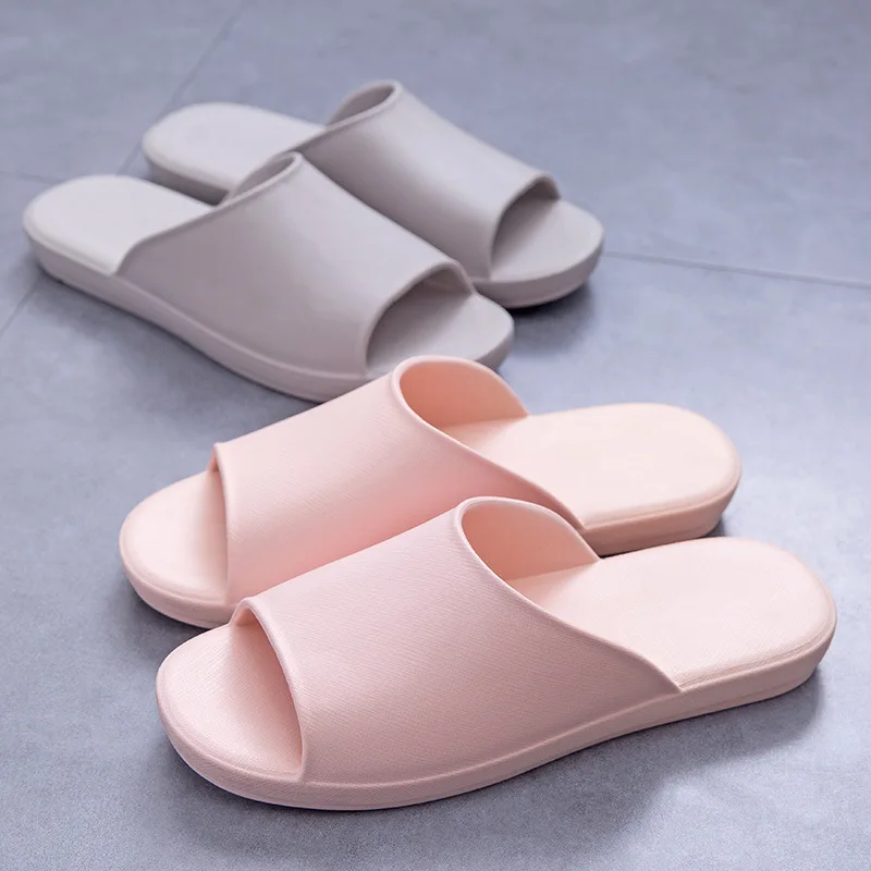 

Sandals Women's Summer Couples Home Indoor Bath Bathroom Slippers Anti-slip Soft-Sole Household Men Thick Light