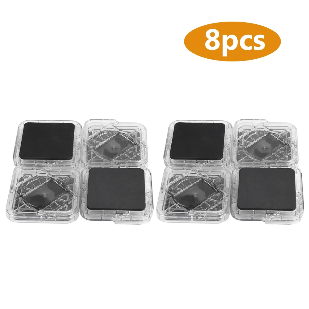 

8pcs/Set Furniture Leg Risers Plastic Non-Slip Riser For Table Desk Bed Sofa Chairs Professional