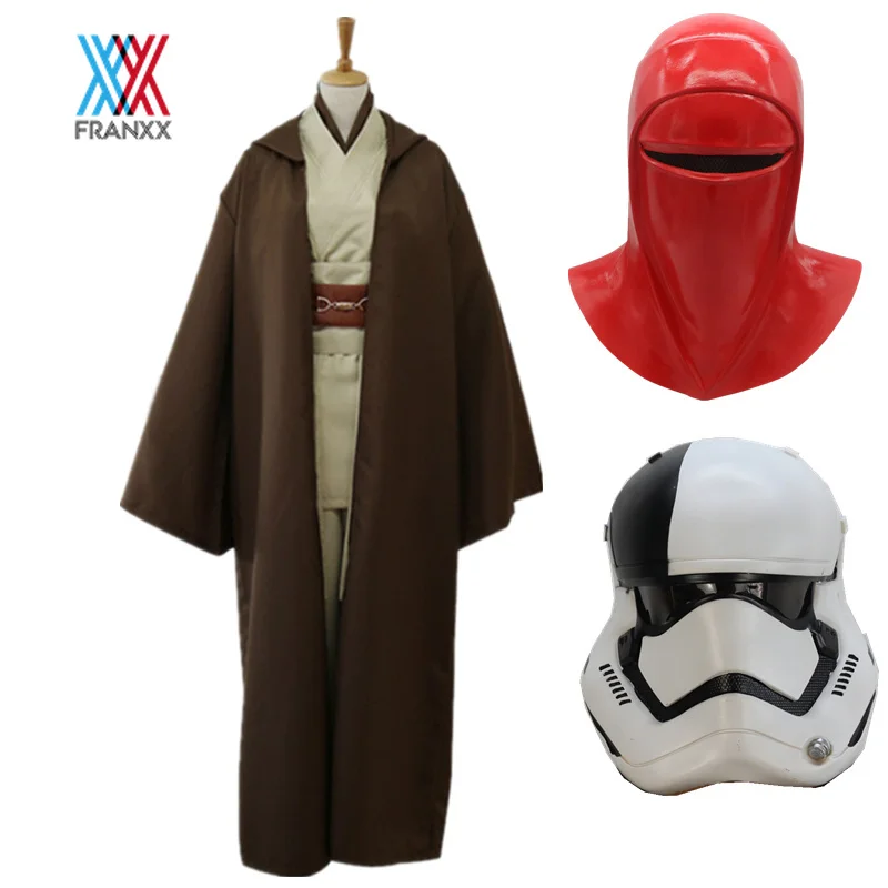 Взрослый Звездный рыцарь джедай Косплей Костюм Mace Windu рубашка халат Униформа