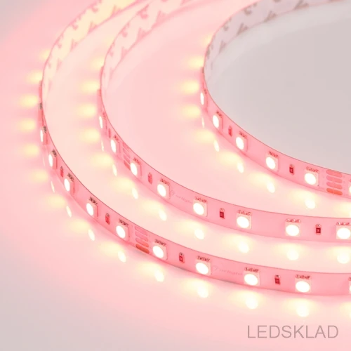 024586 Лента RT 2 5000 50m 24V RGB 2x (5060 60 LED/m LUX) (ARL 14.4 Вт/м IP20) 50м. Arlight|Новизна освещения| |