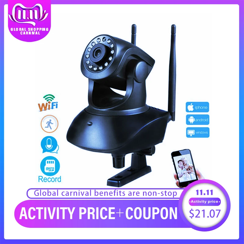 Ip-камера беспроводная домашняя безопасность ip-камера Surveillance1080P камера Wi-Fi ночное видение CCTV камера Детский Монитор 1920*1080 Camhi