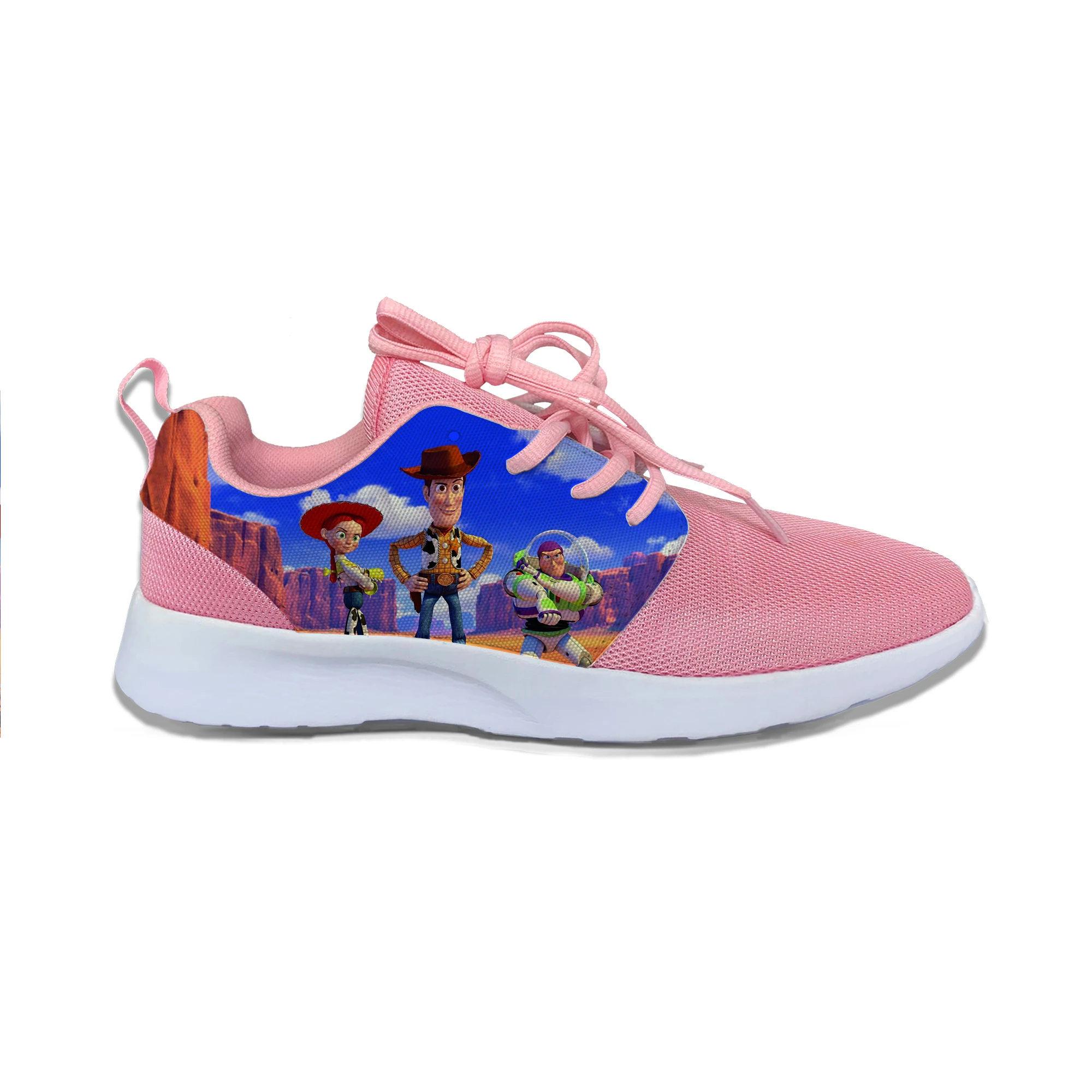 Toy Story 4 горячие милые забавные спортивные кроссовки для бега детская мода мультфильм дышащие легкие кроссовки подарок для мальчиков девочек детей - Цвет: Toy Story7