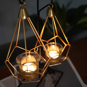 

Home Decoration Accessories Creative Candle Holder Lantern Candle Holders Christmas Bar Party Candle Holders for Decoration