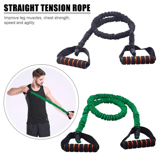 US $6.69 3035LB Breakproof Rubber TPE Yoga Pull Rope Resistance Bands Tensile Tube Expander Full Body Buil