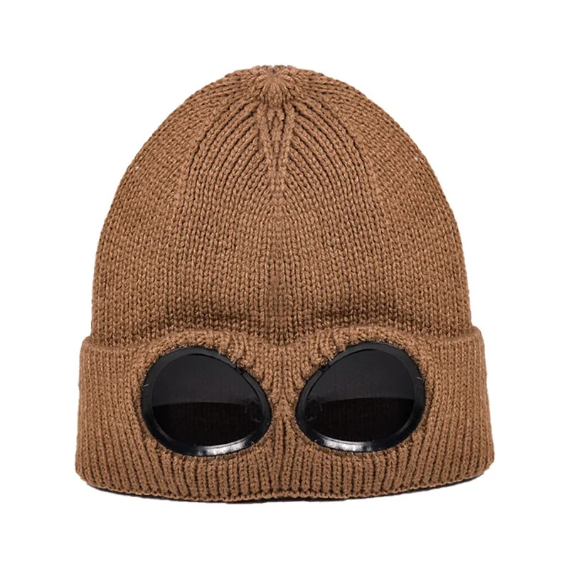 Теплая шерстяная вязаная шапка унисекс для отдыха, теплая шапка для осени и зимы, спортивная шапка, защита от холода и ушей - Цвет: QC