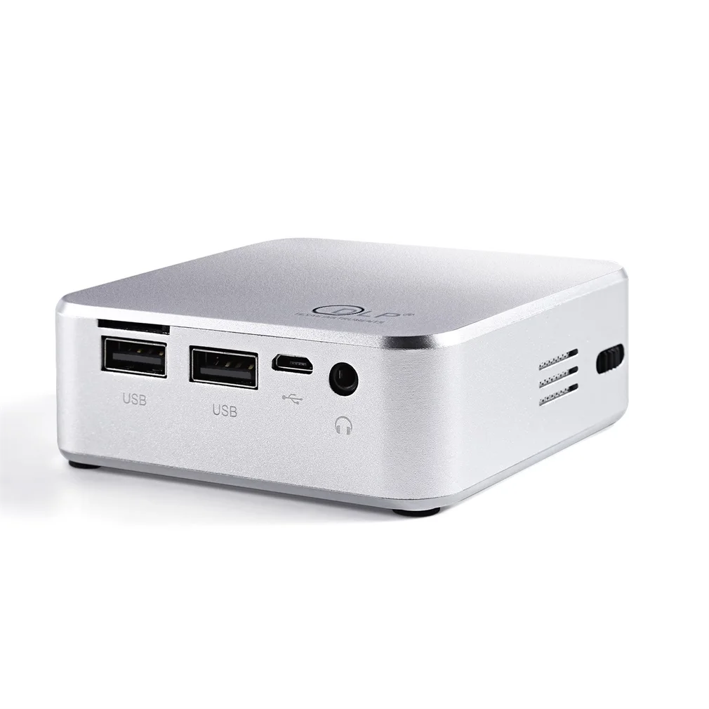 Мини-проектор E05 Android 4,4 четырехъядерный процессор wifi tv Box HD светодиодный DLP Мультимедийные проекторы 1 Гб ram 8 Гб rom 3 цвета