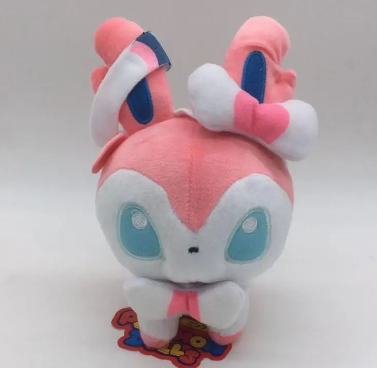 5 комплектов плюшевых игрушек Eevee Vaporeon Sylveon Umbreon, мягкие Мультяшные мини-игрушки, милые высококачественные игрушки на Рождество, Хэллоуин, день рождения, подарок для детей