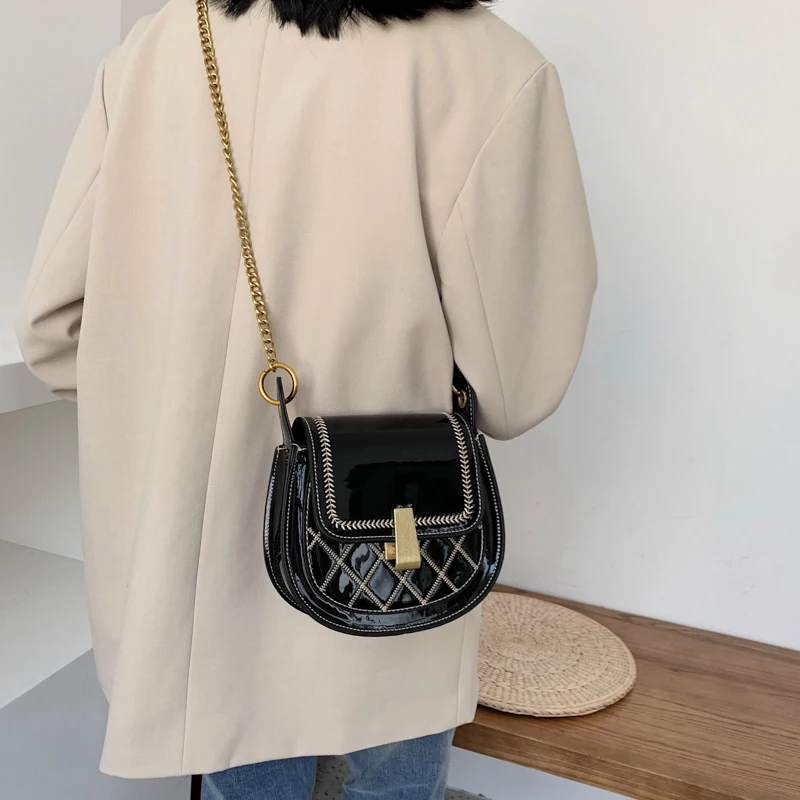 

Crossbody Bags for Women New Fashion Ladies Shoulder Bag Woman Clutch Chain Messenger Bag PU Leather Women Handbags and Purses