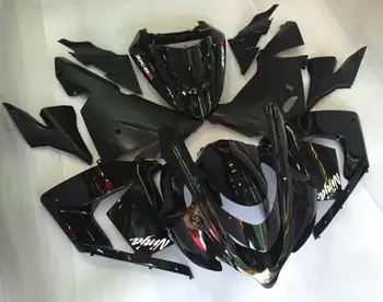 

4Gifts New ABS Motorcycle Full fairing kits fit for Kawasaki Ninja ZX-10R 2004 2005 10R 04 05 fairing set Nice black