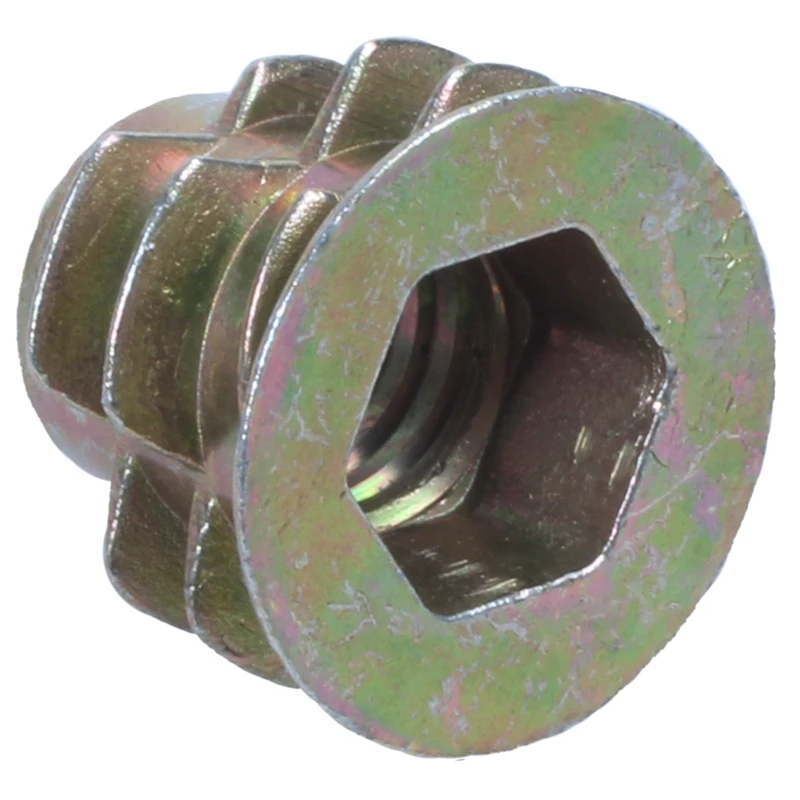 30 шт. M6x10mm шестигранный винт в резьбовой гайки для дерева