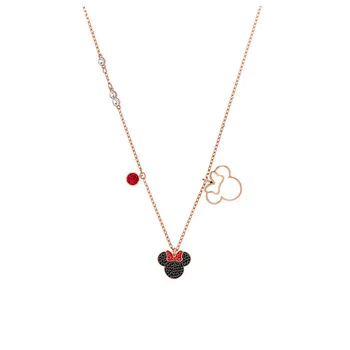 

Mouse Necklace Female S925 Silver Clavicle Chain Rose Gold Tide Net Red Pendant Rat Year Zodiac Year New Year Jewelry