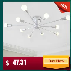 retro Ceiling Lights lamp For Living Room bedroom Ceiling lamps vintage light lampara de techo Wrought Iron Luminaria Lighting