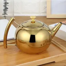 Форма живота толще чай горшок Linner с фильтром дизайн воды чайник 304 нержавеющая сталь высокое качество Wy102922