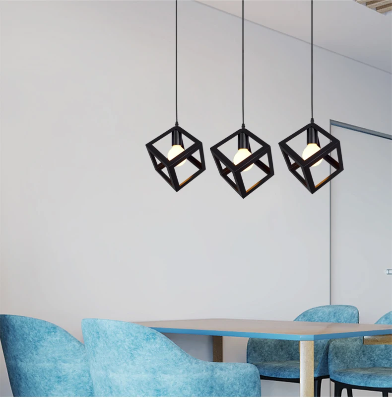 Современные подвесные светильники в скандинавском стиле металлический