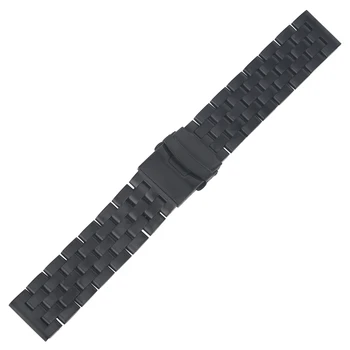 

Black Stainless Steel 20MM 22MM Watches Strap Stable Folding Clasp with Safety Watchbands for Men Watch Bracelet horloge bandj