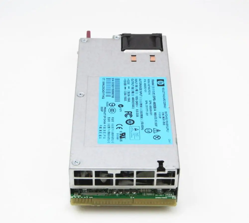 Alimentatore Hot Plug HP Proliant DL360 G7 / ML350 G6 – 460W, 511777-001, Usato Ma Testato