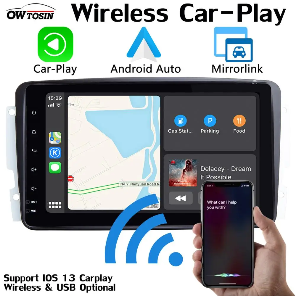Автомобильный мультимедийный плеер PX6 на Android 9 0 4 гб озу 64 пзу с GPS навигатором для