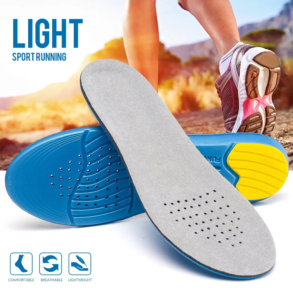 EVA эластичные дышащие стельки для обуви с эффектом памяти для мужчин и женщин, спортивные вставки, подушки для обуви