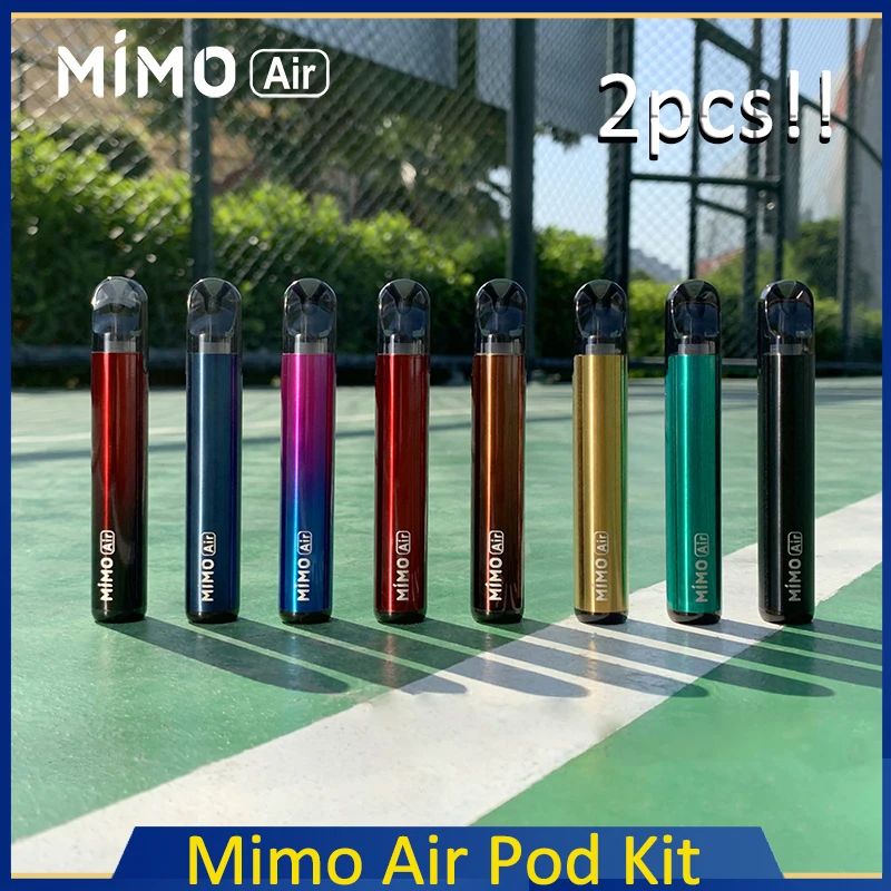 2 шт.! G-TASTE Mimo Air Starter Kit Pod Vape ручка 450 мАч боковая заправка Pod картридж 1,3 мл распылитель 1,4/1,8 Ом катушка Vape комплект