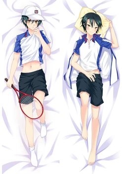

The Prince Of Tennis anime cool boy Ryoma Echizen throw pillow cover hugging body Pillowcase
