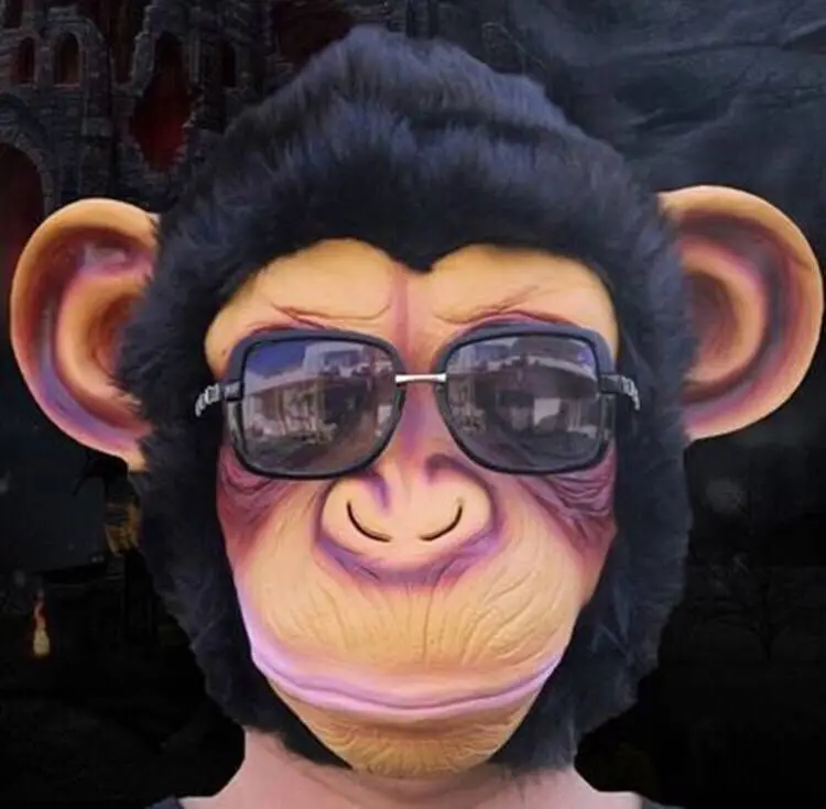 

Christmas Mask APRIL FOOL'S DAY Head Band Mask Gorilla Ape Mask