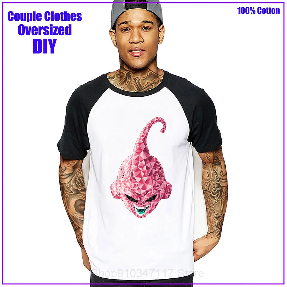 Мужская футболка с объемным принтом Buu the Kid Majin camiseta masculina hombre 100% хлопок Прямая