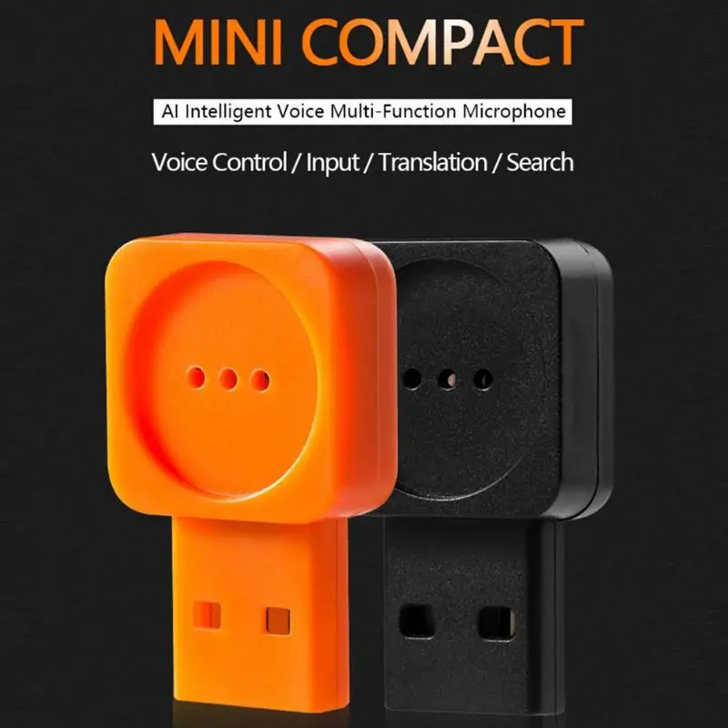AISmart голосовой микрофон компьютерный USB мини-микрофон USB Всенаправленный беспроводной микрофон для интеллектуального распознавания речи