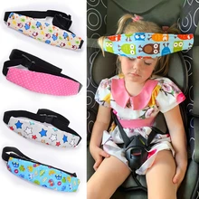 Asiento de coche de bebé, soporte para la cabeza, Cinturón de sujeción ajustable, Corralitos para niño y niña, posicionador de sueño, almohadas de seguridad