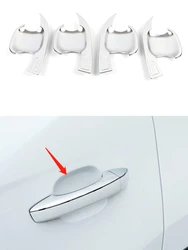 Couvercle de cuvette pour poignée de porte MG ZS 2017 2018 2019, cadre de garniture, décoration chromée, accessoires extérieurs de voiture 