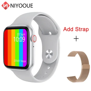 

IWO W26 Smart Watch 6 Men Women ECG PPG Heart Rate Monitor Bluetooth Call IP68 Waterproof Body Temperature Smartwatch 2020