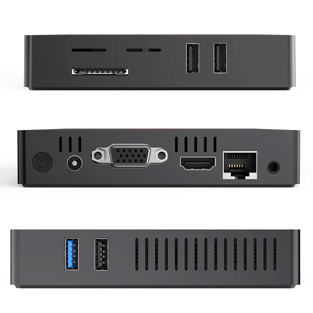 Z85 мини ПК Intel Atom X5-Z8350 4 Гб 64 Гб Bluetooth 4,0 tv Box 1000 Мбит/с мини-ПК с функцией двойного экрана