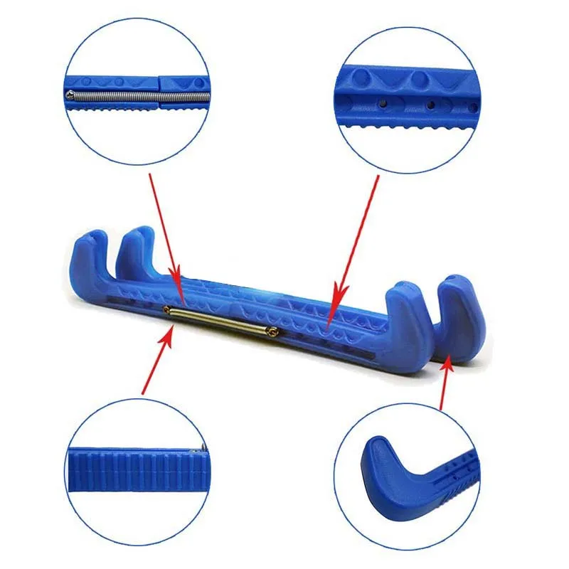 1 пара скейт обувь корпус и жало Защитный протектор с регулируемой весной Хоккей обувь