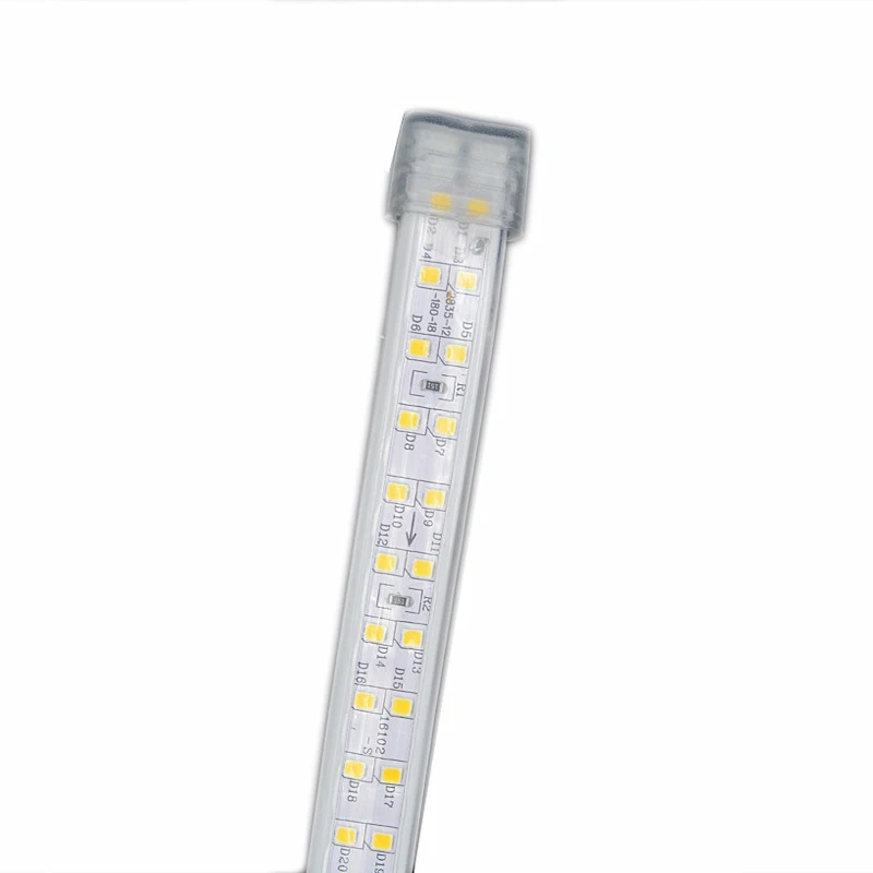 Светодиодная лента 220 В SMD 2835 гибкая лента 180 светодиодов/м 1 м 2 м 4 м 5 м 6 м 7 м 8 м 9 м 10 м 11 м 12 м+ штепсельная вилка европейского стандарта