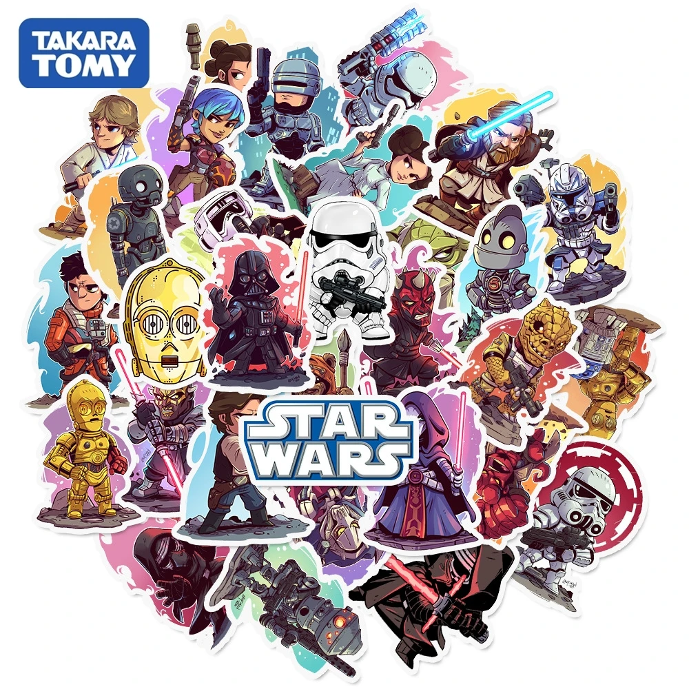 Takara Tomy 50 шт./компл. не повторите «Звездных Войн» граффити наклейки водонепроницаемый багажник автомобиля стикер