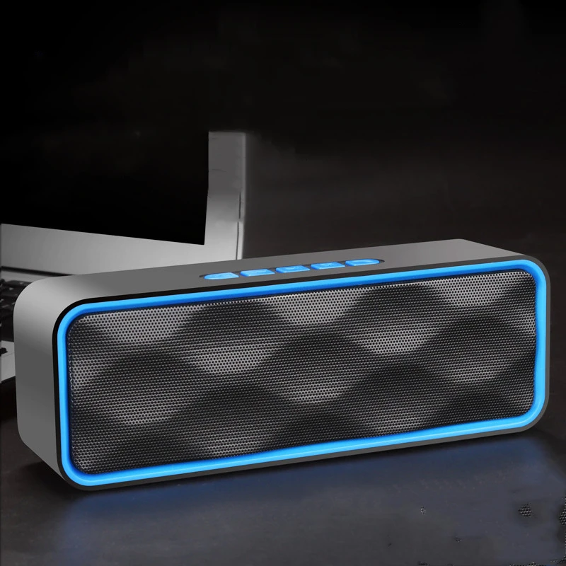 Портативный беспроводной мини bluetooth динамик объемная стереоколонка 3D для музыки
