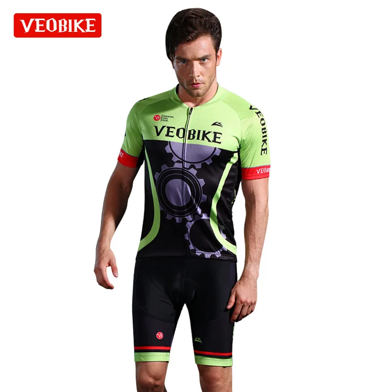 Top Quality Short Sleeve Cycling Jersey Sets Ropa Ciclismo Hombre Bicycle Uniform Quick-dry Bike Clothing MTB Cycle Clothes