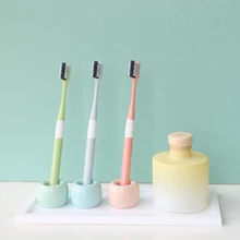 3 шт экологическая забота о здоровье зубная щетка очистка полости рта зубы экологическая мягкая щетка
