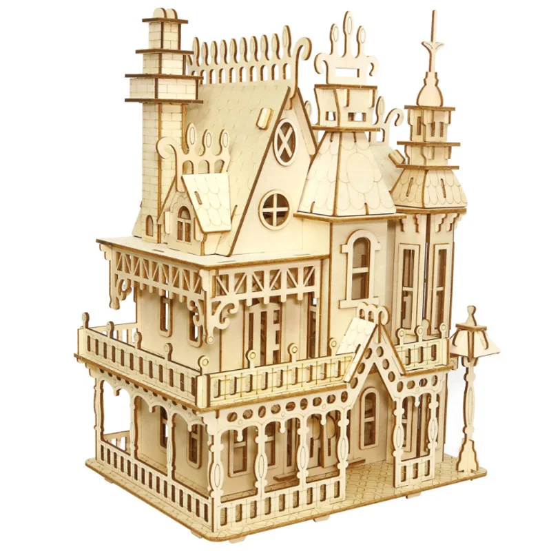 

Fantasy Villa Woodcraft Construction Kit FSC