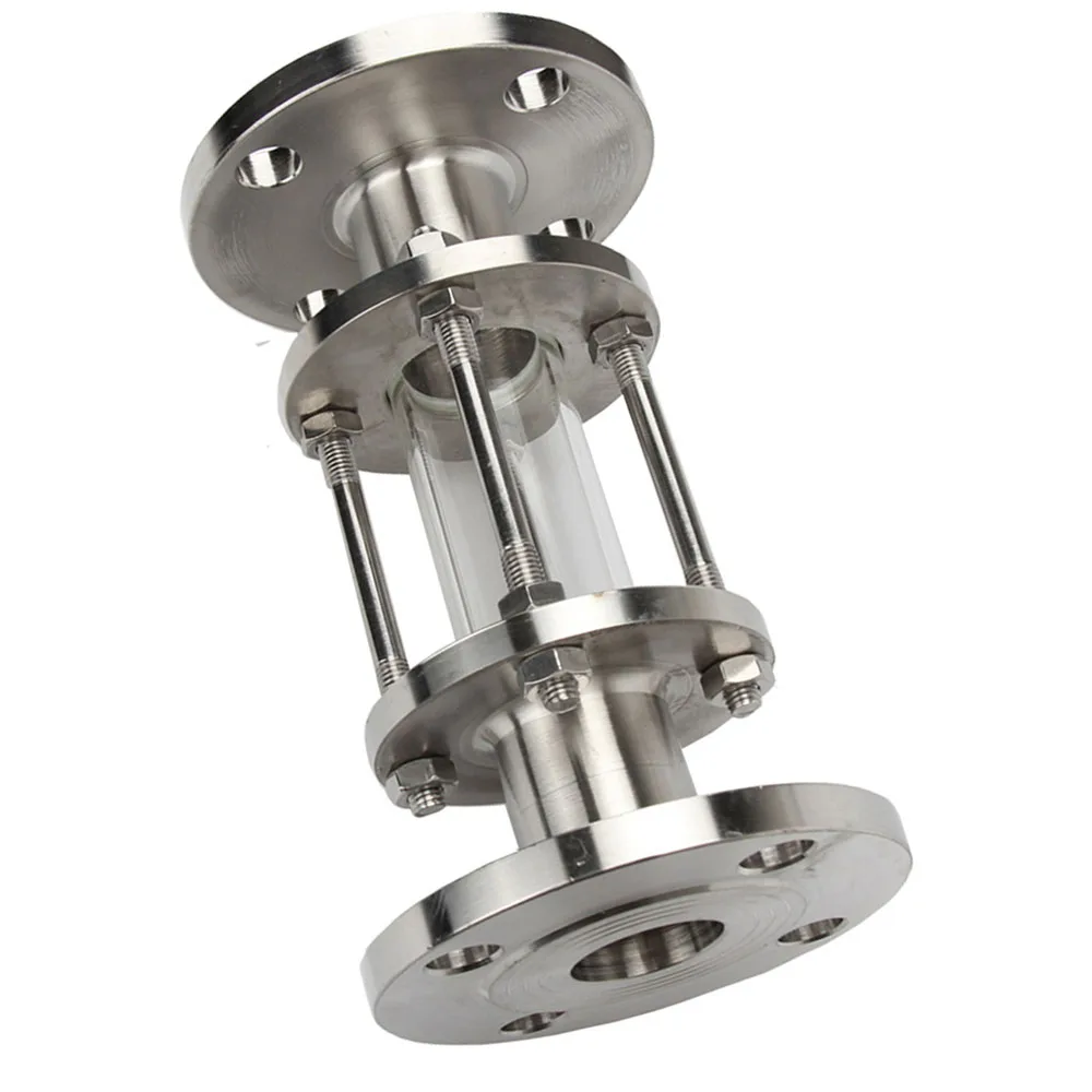 

Санитарный тройной зажим фланец смотровое стекло из нержавеющей стали SUS304 труба смотровое стекло DN15/DN20/DN25