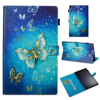 

Case For Amazon Fire HD 10 2017 Owl Butterfly Flower PU Leather Auto Wake/Sleep Stand Flip Smart Cover Tablet Cases Shockproof