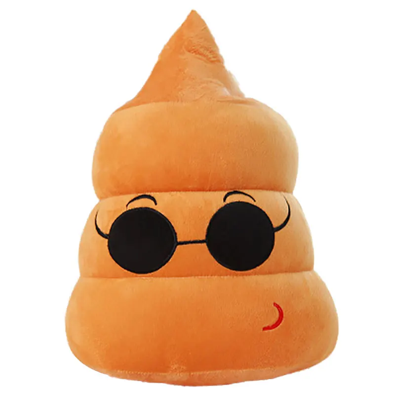 Poop poo Кукла Мягкие и плюшевые детские игрушки дети плюшевые игрушки мягкие poo подарки на день рождения милые забавные рождественские подарки подушка - Цвет: sunglasses 60cm