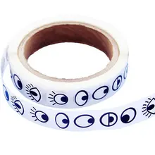 Наклейки на глаза, детские наклейки ручной работы, черно-белые наклейки на глаза, креативные наклейки на глаза