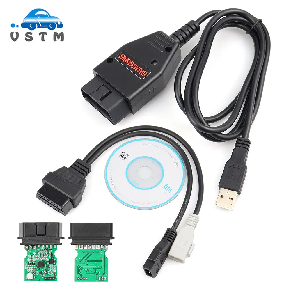 Программатор EOBD2 Galletto 1260 OBD/OBDII ECU Flasher OBDII совместимый с зеленой печатной платой FTDI