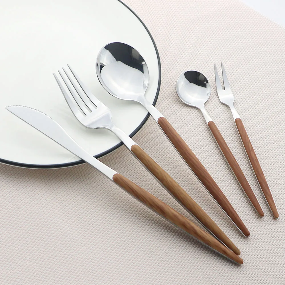 5Pcs Silver Pointed