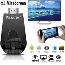 Mirascreen K4 2,4G 1080P беспроводной HDMI wifi Дисплей приемник зеркальный экран Miracast Android tv stick Airplay литой медиа стример