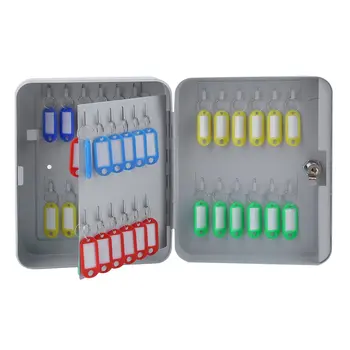 

48 Key Cards Wall-Mounted Key Cabinet Locker Box Storage Tool Case Key Management Office Hotel Mansion Key Safety Box