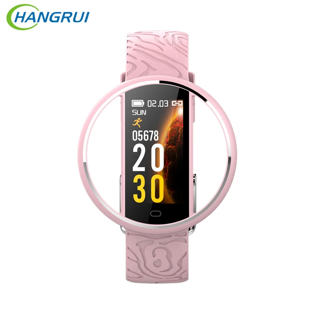 

Couples Smart Bracelet Heart rate monitor Sport fitness Smart watch IP67 Waterproof Wristbands Color screen Touch control