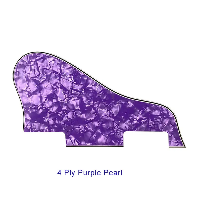 Запчасти для гитары Pleroo на заказ-для левшей No srew hole ES 335 Jazz Archtop Guitar Pickguard Script Plate