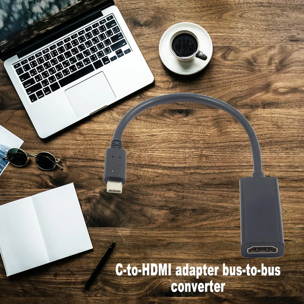 Usb type C к HDMI адаптер USB 3,1 USB-C к HDMI адаптер конвертер «Папа-мама» для MacBook2016/huawei Matebook/Smasung S8