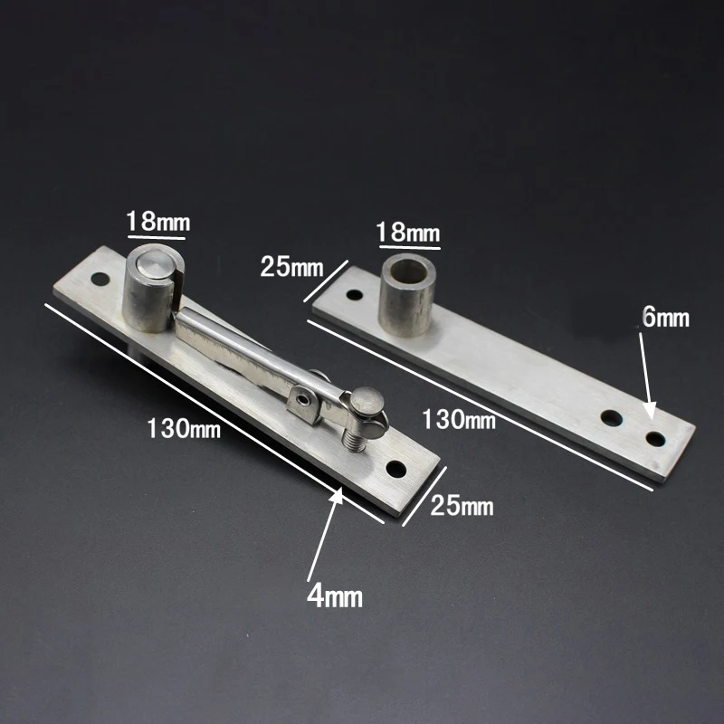 

1 Set Stainless Steel 304 Door Hinge Pivot Hinge 360 Degree Install Up & Down